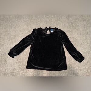 Kids Velvet Long Sleeve Shirt Size 5T